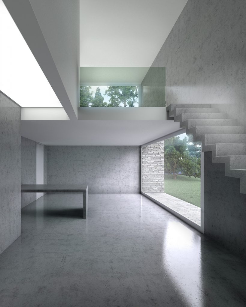 Architectural Visualisation, CGI, Interior Concrete